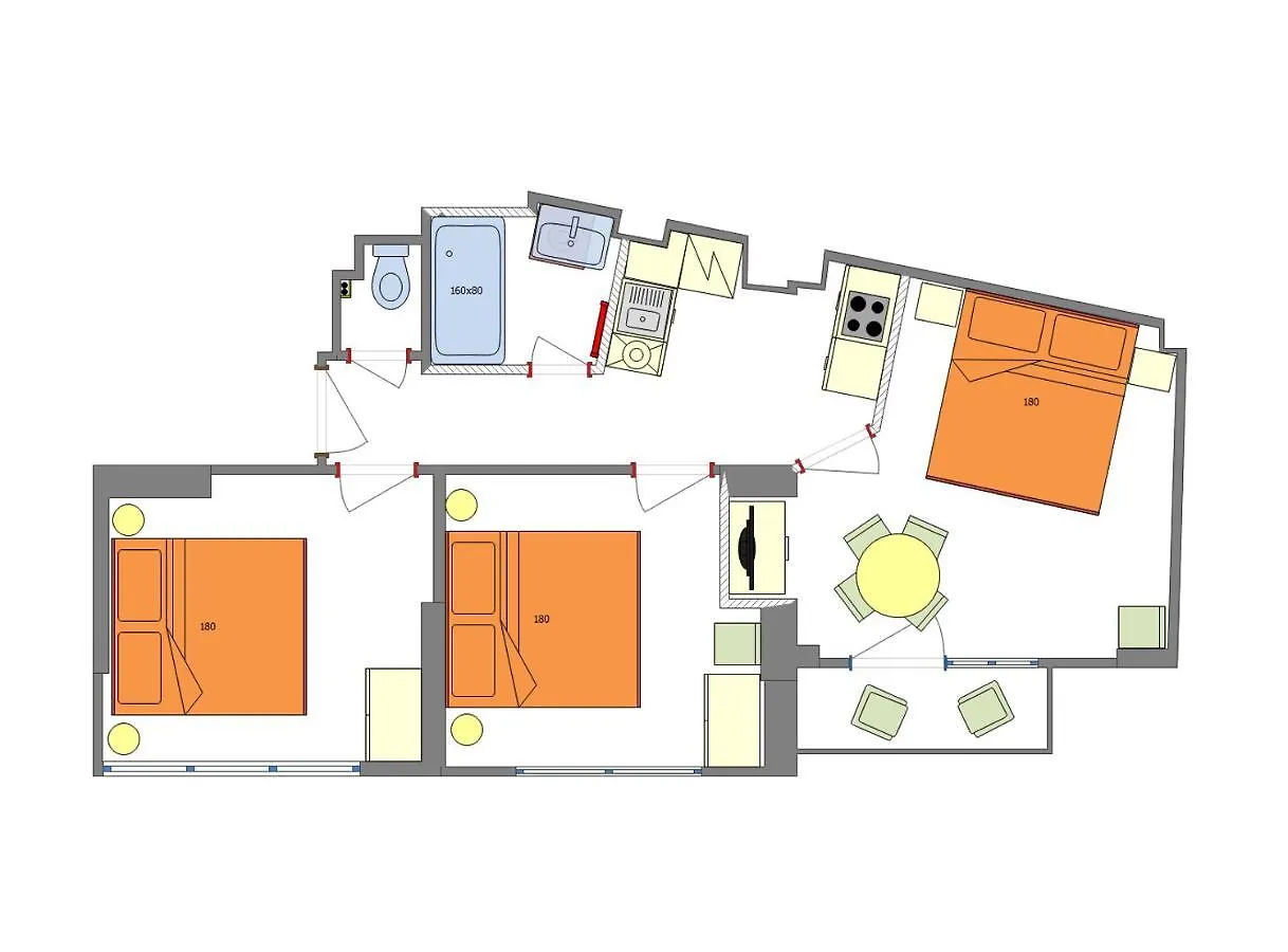 Colorful Day In Prague Design Apartments